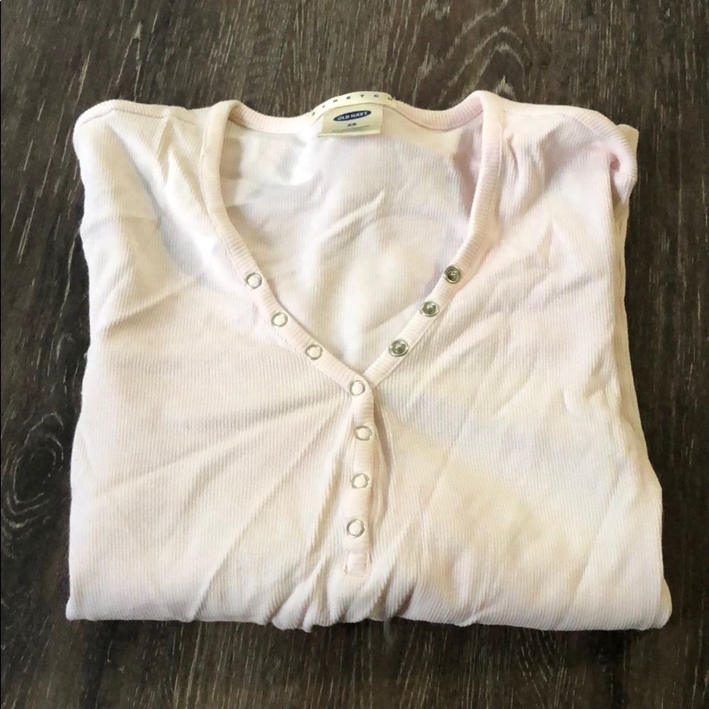 Size XS quarter sleeve v neck